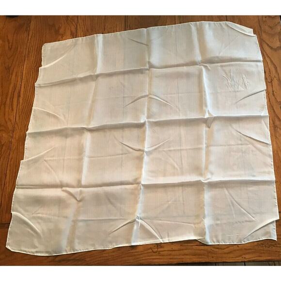 Vintage Styled by Miss Carrie J Rayon Sheer Ivory 30" x 30" Scarf - Picture 7 of 12